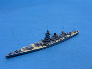 Battleship "Dunkerque" painted decks (1 p.) F 1939 Neptun N 1404S